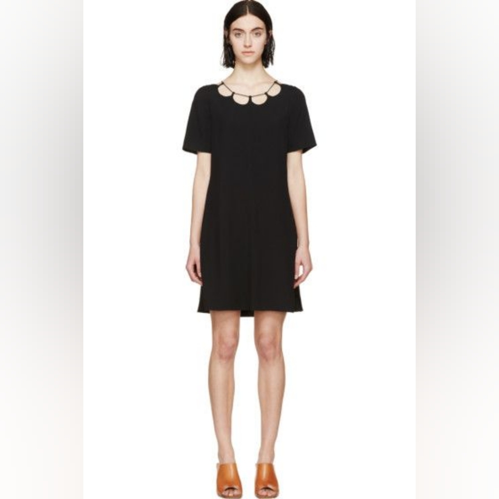 Chloe Black Shift Dress Size 40